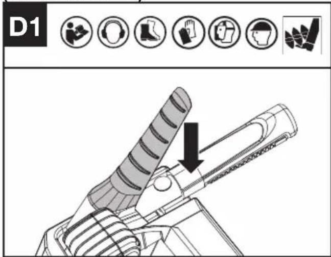 KRESS KG470.9 - Starten und Stopen des Radantriebs (Siehe Bild. D1 D2) - 1