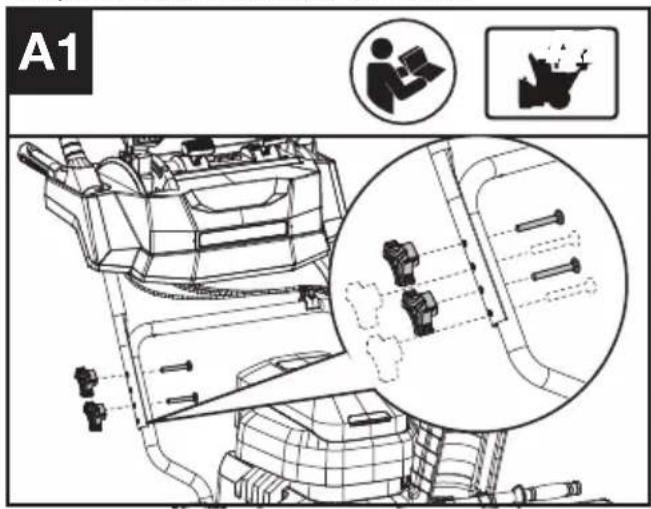 KRESS KG470.9 - Montieren des Handgriffs (Siehe Bild. A1) - 1