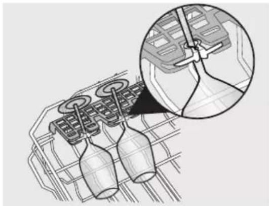 FRIGIDAIRE GDSH4715AF - Supports pour tasses/verres à pied - 2