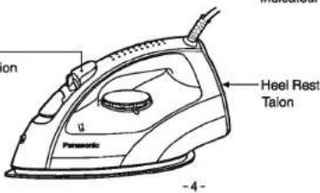 PANASONIC NI-E300T - SAFE USE OF THE IRON - 1