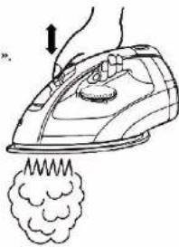 PANASONIC NI-E250T - Utilisation de la fonction « jet de vapeur » (NI-E665S/E660SR seulement) - 1