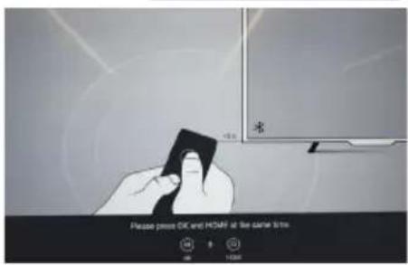 Please press OK and HOURS at the same time.