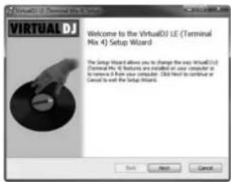 Reloop Terminal Mix 4 - Virtual DJ LE 4-Deck Reloop Edition Installation / Windows - 1