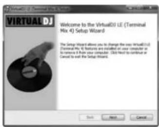 Reloop Terminal Mix 4 - Virtual DJ LE 4-Deck Reloop Edition Installation / Windows - 1