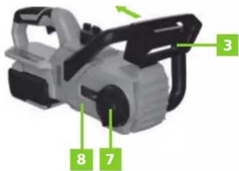 Greencut GS200L - MONTAJE DE LA CADENA Y LA ESPADA - 2
