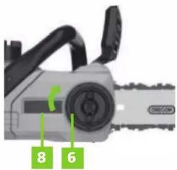 Greencut GS200L - CHAIN TENSION ADJUSTMENT - 2