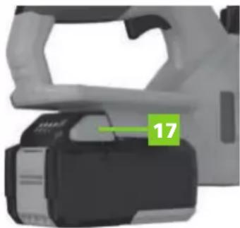 Greencut GS200L - INSTALLAZIONE DELLA BATTERIA - 3