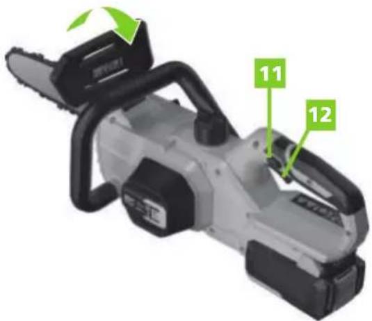 Greencut GS200L - SWITCHING ON AND OFF - 2