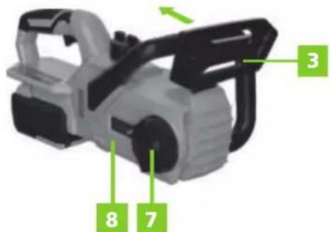 Greencut GS200L - ASSEMBLAGE DE LA CHAÎNE ET DE L'ÉPÉE - 2