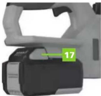 Greencut GS200L - BATTERY INSTALLATION - 3