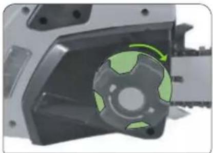 Greencut GS240C - CONTRÔLE ET TENSION DE LA CHAÎNE - 2