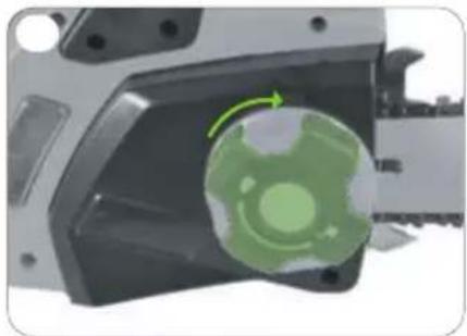 Greencut GS240C - KONTROLLE UND SPANNEN DER KETTE - 1