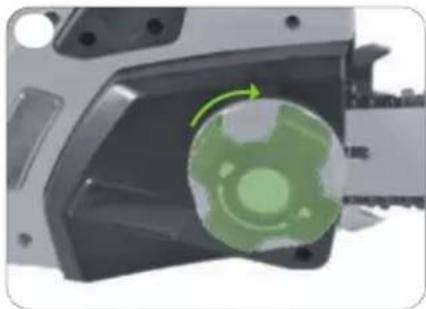 Greencut GS240C - CONTROL AND TENSIONING OF THE CHAIN - 1