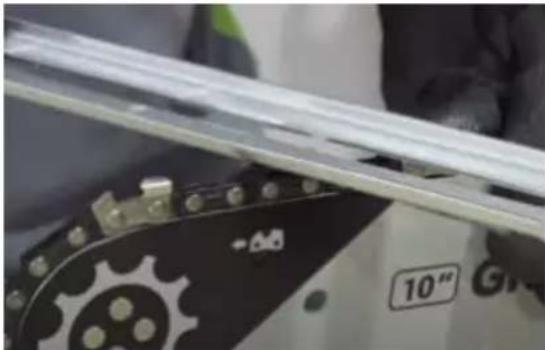 Greencut GS240C - CONTROLO E TENSIONAMENTO DA CORRENTE - 5