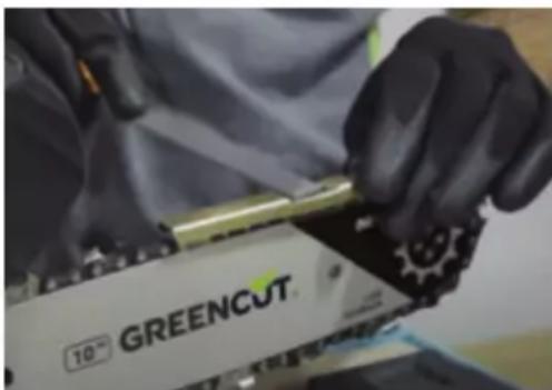 Greencut GS240C - SCHÄRFEN DER KETTENZÄHNE - 3