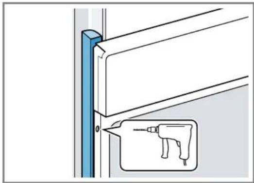 BOSCH HRG7361B1 - Pour les cuisines sans poignée avec baguette poignée verticale : - 2