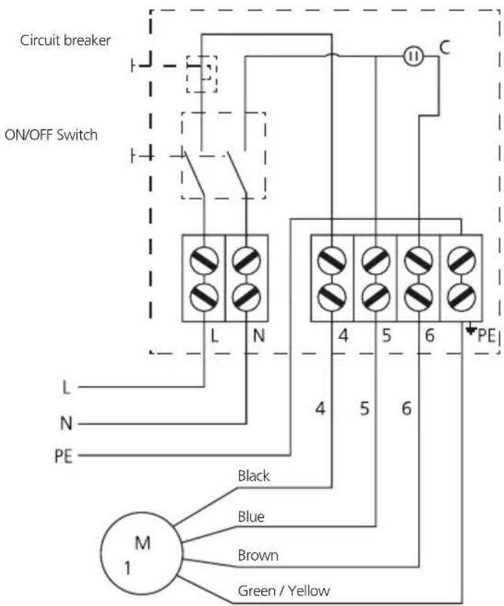 Greencut BAS190C - ELECTRICAL CONNECTIONS - 1