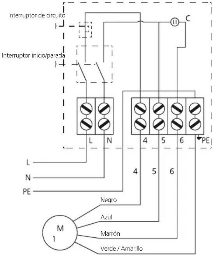 Greencut BAS190C - CONEXIONES ELÉCTRICAS - 1