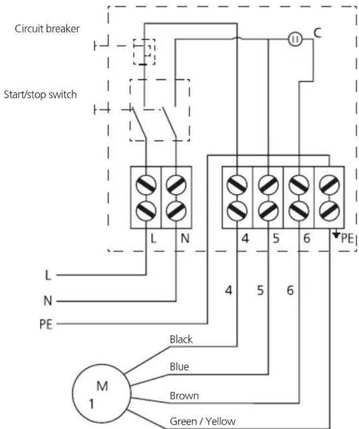 Greencut BAS130C - ELECTRICAL CONNECTIONS - 1