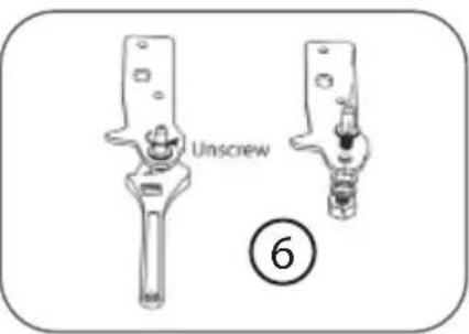 Unscrew ⑥
