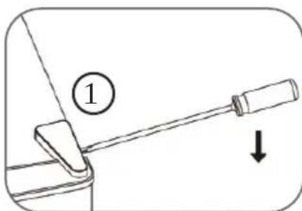 ① ↓