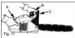 Prowork PBK 35 - PROVATE IL FRENO DELLA CATENA NEL MODO SEGUENTE (Fig. 11) - 3