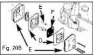 Prowork PBK 35 - • SPARK ARRESTER SCREEN (Fig. 20A) - 2