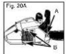 Prowork PBK 35 - • SPARK ARRESTER SCREEN (Fig. 20A) - 1