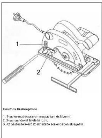 Prowork HSJ 1300 - Fireszlap csere - 2