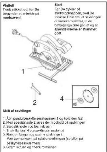Prowork HSJ 1300 - Vedligeholdelse - 5