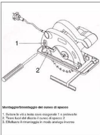 Prowork HSJ 1300 - Regolazione profondità di taglio - 4