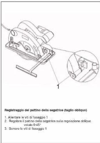 Prowork HSJ 1300 - Regolazione profondità di taglio - 2