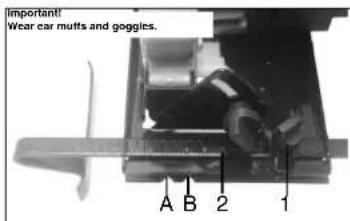 Prowork PHS 1200/1 - Adjustment of the cutting depth - 2