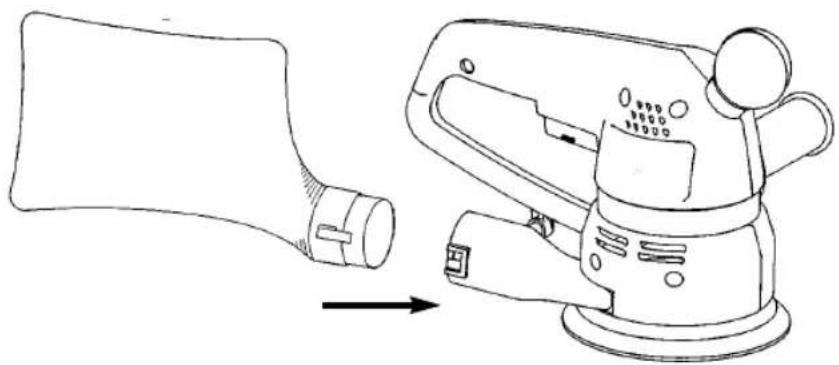 Faust EX 125 E-01 - Montage du collecteur de poussière - 1