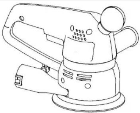 Faust EX 125 E-01 - Fixation du papier-émeri - 1