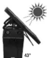 Horizont Ranger AS180 - DETERMINEZ LE BON ANGLE D'INCLINAISON POUR LE PANNEAU SOLAIRE. - 6