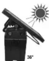 Horizont Ranger AS180 - DETERMINEZ LE BON ANGLE D'INCLINAISON POUR LE PANNEAU SOLAIRE. - 3