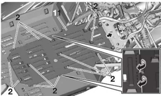 YAMAHA YXZ1000R SS (2024) - Cache inférieur central - 1