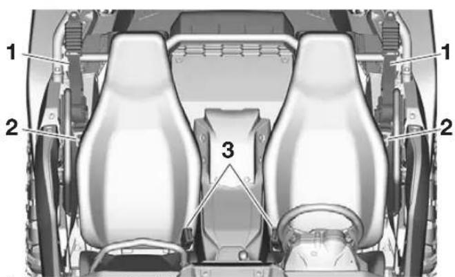 YAMAHA YXZ1000R SS (2024) - Ceintures de sécurité - 1