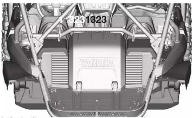 YAMAHA YXZ1000R SS (2024) - Pour déposer un cache - 1