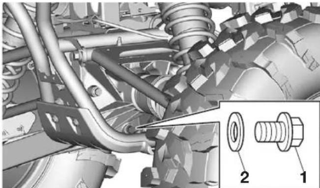 YAMAHA YXZ1000R SS (2024) - Changement de l'huile de couple conique - 1