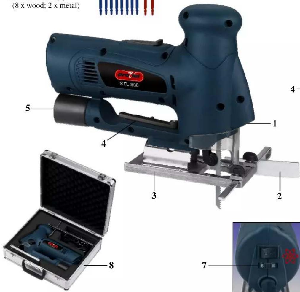 Proviel STL 800 - Standard accessory: - 3