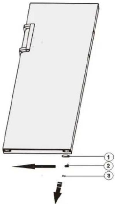 HISENSE FV298N4ACE - Invertire la porta - 13
