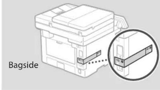 CANON i-SENSYS MF461dw - Fjern alle emballagematerialer. - 2