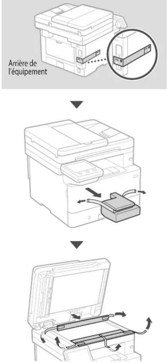 CANON i-SENSYS MF461dw - Retirez tout le matériel d'emballage. - 2