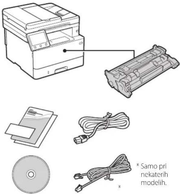 CANON i-SENSYS MF461dw - Preverite priložene elemente - 1
