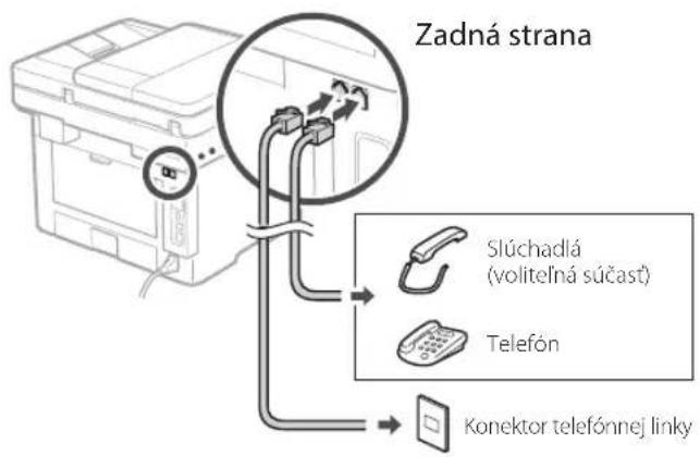 CANON i-SENSYS MF461dw - Postup nastavenia - 1