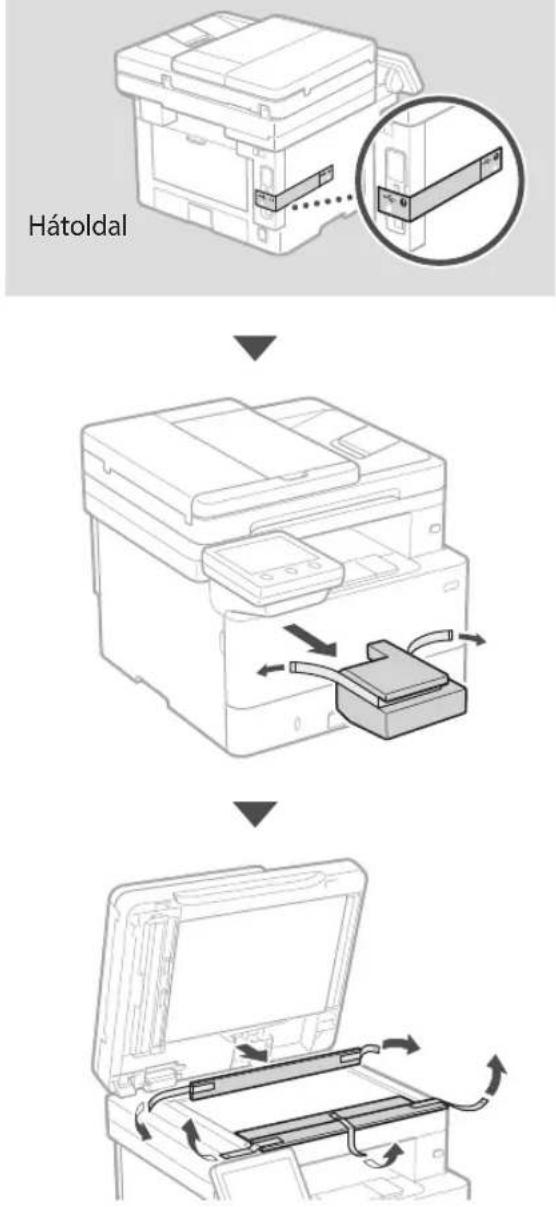 CANON i-SENSYS MF461dw - Távolítson el minden csomagolóanyagot. - 2