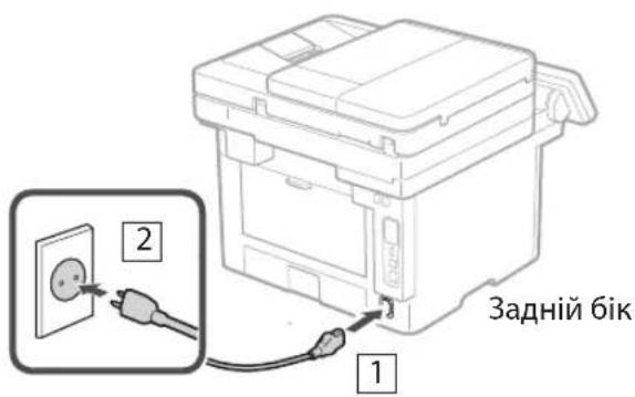 CANON i-SENSYS MF461dw - Підключення шнура живлення - 1