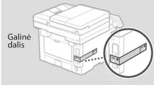 CANON i-SENSYS MF461dw - Nuimkite visą įpakavimo medžiagą. - 2